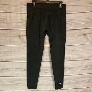Gym Shark Vital Seamless Leggings In Dark Marl
